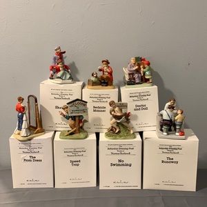 COPY - Saturday evening post world of Norman Rockwell sculptures